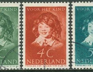 Nederländerna – M  308-312 Voor het Kind 1937, 5 kpl stpl