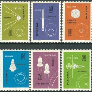 Polen – M 1437-1446 Rymd – Erövringen av Rymden, serie 10 kpl *