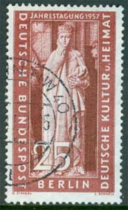Berlin – M  173 Kultur – Konst, vackert märke kpl