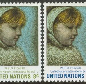 FN New York – M  240-241 Skolåret – Konst av Picasso, serie 2 kpl **