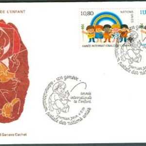FN Geneve – FDC 1979-05-04 – Internationella Barnåret 1979, serie 2 kpl