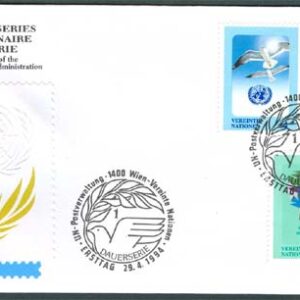 FN Wien – FDC 1994-04-29 – Fåglar bla Fredsduva, vacker serie 2 kpl