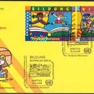 FN Wien – FDC 1999-11-18 – Utbildning, vacker serie 2 kpl