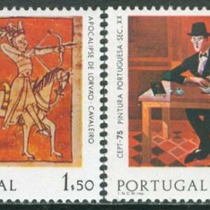 Portugal – M 1281-1282 x Europa CEPT 1975 Konst, serie 2 kpl **