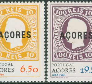 Azorerna – M  334-335 Azorernas frimärken 112 år, 2 kpl **