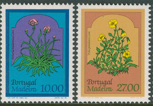 Madeira – M   78-81 Blommor från Madeira, vacker serie 4 kpl **