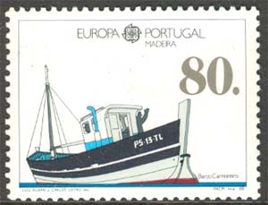 Madeira – M  118 a Europa CEPT 1988 Transport – Fartyg, kpl **