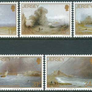 Jersey – M  420-424 Jul 1987 – J Le Capelain – Konst, 5 kpl **