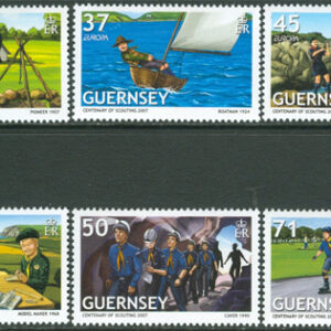 Guernsey – M 1130-1135 Europa CEPT 2007 Scouting, serie 6 kpl **