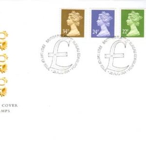 England – FDC 1984-08-28 – Drottning Elisabeth II, fin serie 5 kpl