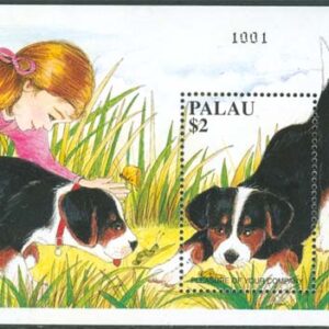 Palau – M BL 103 Hundar – Valpar – Hundskötsel, fint Block **