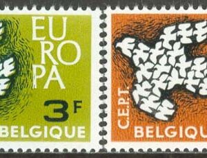 Belgien – M 1253-1254 Europa CEPT 1961, fin serie 2 kpl **