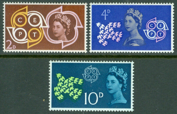 England - M  346-348 Europa CEPT 1961, 3 kpl **