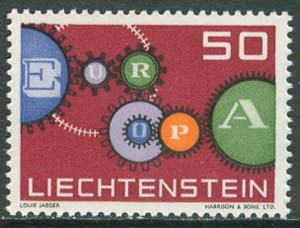 Liechtenstein – M  414 Europa CEPT 1961, fint märke kpl **
