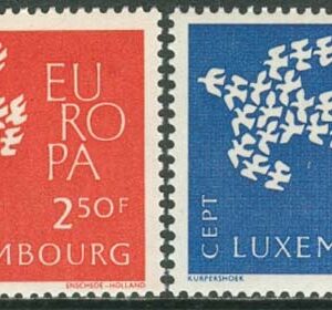 Luxemburg – M  647-648 Europa CEPT 1961, 2 kpl **