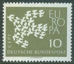 Tyskland – M  367 y Europa CEPT 1961, märke kpl **