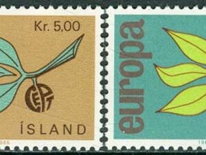 Island – F  432-433 Europa CEPT 1965, 2 kpl **