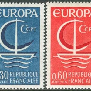 Frankrike – M 1556-1557 Europa CEPT 1966, 2 kpl **