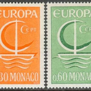 Monaco – M  835-836 Europa CEPT 1966, 2 kpl **