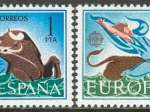 Spanien – M 1642-1643 Europa CEPT 1966, 2 kpl **