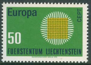 Liechtenstein – M  525 Europa CEPT 1970, 1 kpl **