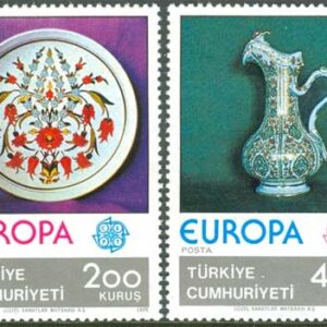 Turkiet – M 2385-2386 Europa CEPT 1976 Hantverk, serie 2 kpl **