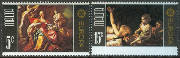 Malta - M  512-513 Europa CEPT 1975 - Konst, 2 kpl **