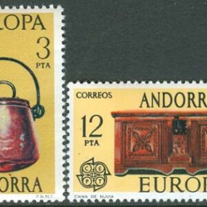 Andorra Sp – M  101-102 Europa CEPT 1976 Hantverk, 2 kpl **
