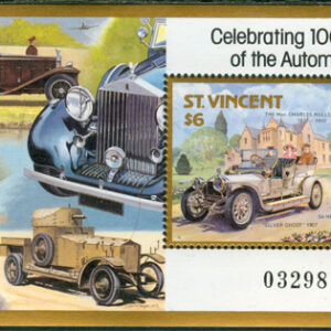St. Vincent – M BL  52 Bilen 100 år Silver Ghost 1907, Block **
