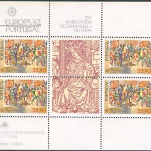 Portugal – M BL  35 Europa CEPT 1982 Historia, Block **