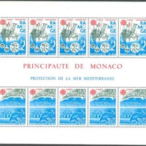 Monaco – M BL  32 Europa CEPT 1986 Natur, Block **