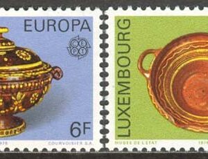 Luxemburg – M  928-929 Europa CEPT 1976 Hantverk, serie 2 kpl **
