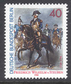 Berlin – M  628 F. W. von Steuben (1730-1794), General i amerkanska kontinentalarmén, 1 kpl **
