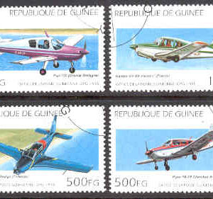Guinea – M 1539-1540, 1542, 1544 Flyg, bl.a. Piper PA-28 Cherokee Arrow, 4 ol