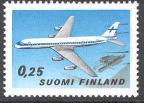 Finland – F  669 Flyg, Finsk luftfart under 50 år, Douglas DC-8-62 CF, 1 kpl**