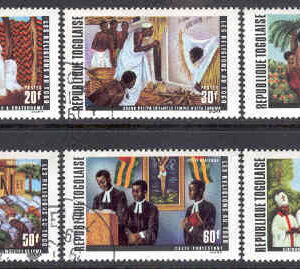 Togo – M  878-883 Religioner i Togo, 6 kpl stpl