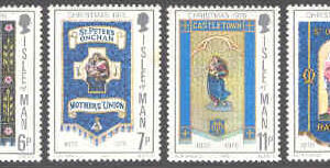 Isle of Man – M   88-91 Jul 1976, Mödraföreningar 100 år, 4 kpl **