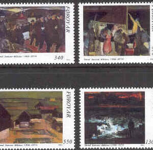 Färöarna – F  225-228 Konst från Mykines, 4 kpl**