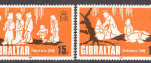 Gibraltar – M  413-414 Jul 1980, bl.a. De tre kungarna, 2 kpl **