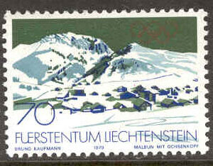 Liechtenstein – M  735-737 OS i Lake Placid 1980, 3 kpl**