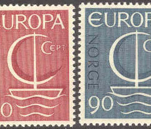 Norge – F  579-580 Europa CEPT 1966, 2 kpl **
