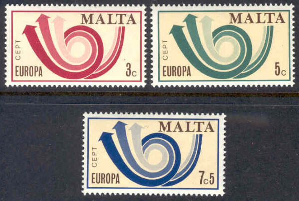 Malta - M  472-474 Europa CEPT 1973, serie 3 kpl **