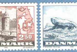 Danmark – F  798-799. Norden VI. Res i Norden, 2 kpl**