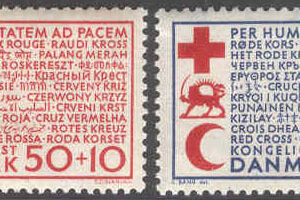 Danmark – F  464-465 Röda Korset 1966, 2 kpl **