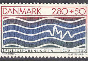 Danmark – F  929 Epilepsiföreningen 25 år, 1 kpl **