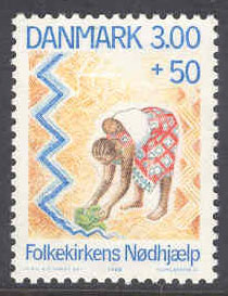 Danmark – F  945 Folkkyrkans nödhjälp, 1 kpl **
