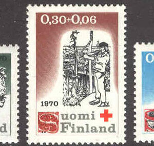 Finland – F  676-678 Röda Korset 1970,  3 kpl **