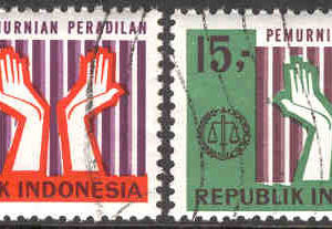 Indonesien – M  668-669 Justitiereform, 2 kpl
