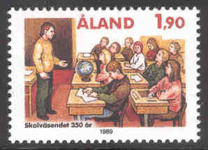 Åland – F   36 Skolväsendet 350 år, 1 kpl **