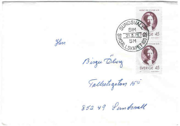 Sundsvall 21.3.71 - Simsällskapet 100 år, Sim-SM